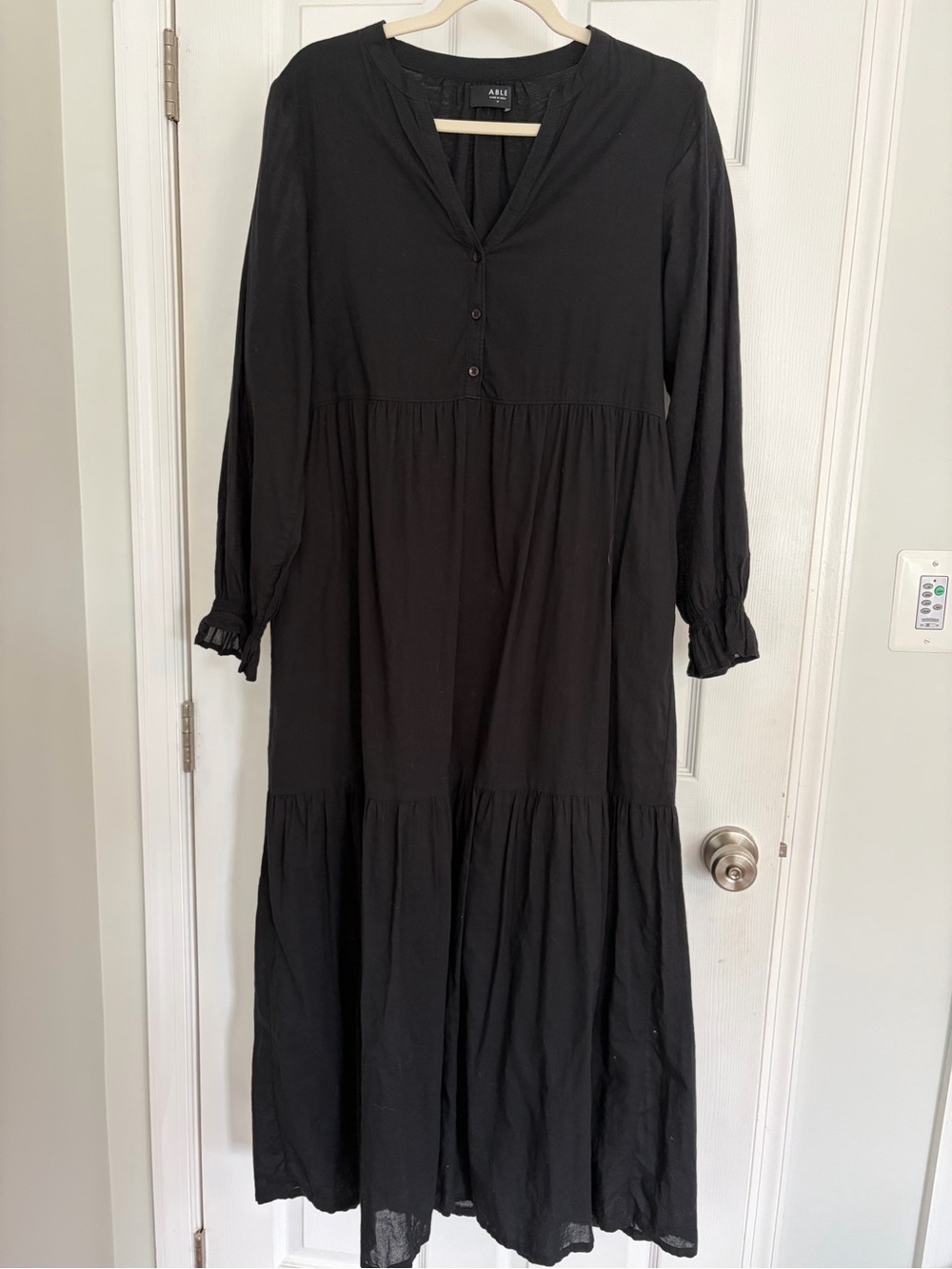 Able Jane Black Maxi Dress - Picture 4 of 5